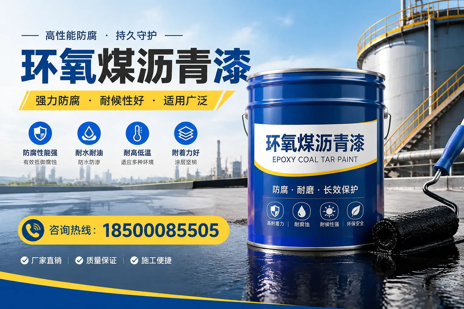 环氧煤沥青漆的储存与运输注意事项,中山企业须知