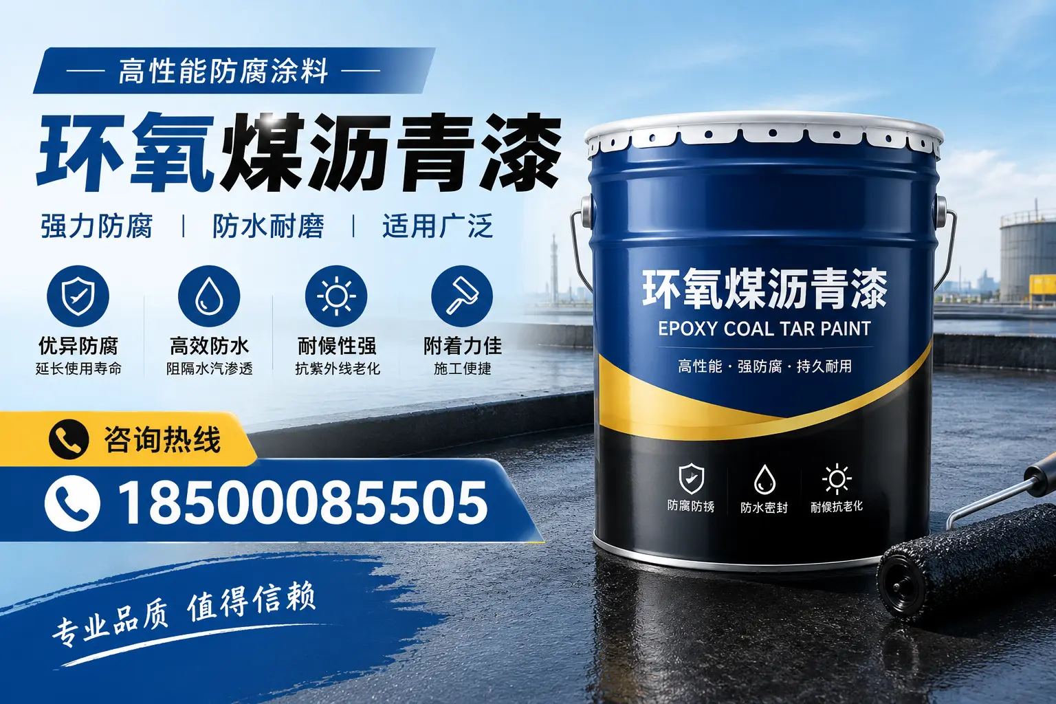 环氧煤沥青漆的主要成分与功能，中山用户深度了解